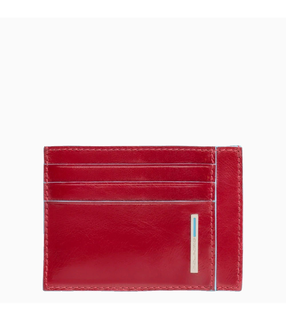 Piquadro Blue Square: Porta Carte di Credito in Pelle